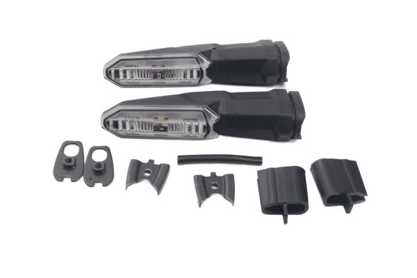 LED-indicator set links rechts transparant zwart indicatorlampje Kawasaki Z 900 RS 26-26