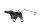 Front right footrest assembly, drivers footrest, brake pedal Yamaha MT-09 900 A 25-25