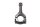 Connecting rod, crankshaft, MBBF connecting rod, piston rod Honda XL 1000 V SD01 99-00