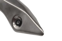 Exhaust heat shield, stainless steel, universal heat protection Kawasaki universell