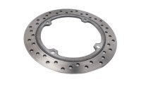 Rear brake disc, drilled round, brake system 4.5mm Honda...