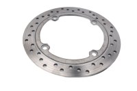Rear brake disc, drilled round, brake system 4.5mm Honda...