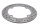 Rear brake disc, drilled round, brake system 4.5mm Honda XL 1000 V SD01 99-00