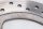 Rear brake disc, drilled round, brake system 4.5mm Honda XL 1000 V SD01 99-00