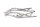 Bakre ramstöd D 20 46 Triumph Speed Triple 1050 S Euro 4 NN02 18-21