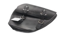 Sacoche en cuir noir Harley-Davidson Dyna Street Bob 1690 FXDB 16-16