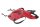 Red tank cover, tank protector, tank cover, straps Motorrad Zubehör universell