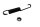 Cavalletto laterale con molla, supporto interruttore, Kawasaki ZR 7S ZR750F H 01-04