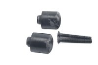 Handlebar Weight Set Black Vibration Dampers Pair Honda XL 1000 V SD01 99-00