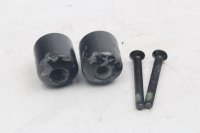 Handlebar Weight Set Black Vibration Dampers Pair Honda XL 1000 V SD01 99-00