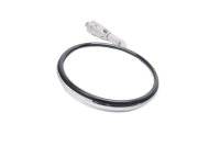 Specchio rotondo cromato L E11 1001 filettatura sinistra...