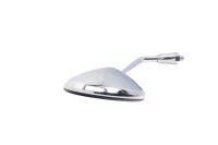 Specchio rotondo cromato L E11 1001 filettatura sinistra Triumph Trident 750 T300/T300C 91-98
