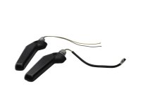 LED indicator pair, black, E-marked, 12V, 2.5W, left Motorrad Zubehör universell