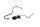 Indicatore di direzione posteriore destro per moto con cavo arancione Kawasaki ZR 7S ZR750F H 01-04