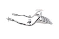 Porte-bagages, support de sacoches, porte-bagages arrière chromé Triumph Bonneville 900 T100 07-07