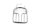 Porte-bagages, support de sacoches, porte-bagages arrière chromé Triumph Bonneville 900 T100 07-07
