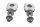 Handlebar risers, handlebar mounts, handlebar clamps set Honda XL 1000 V SD01 99-00