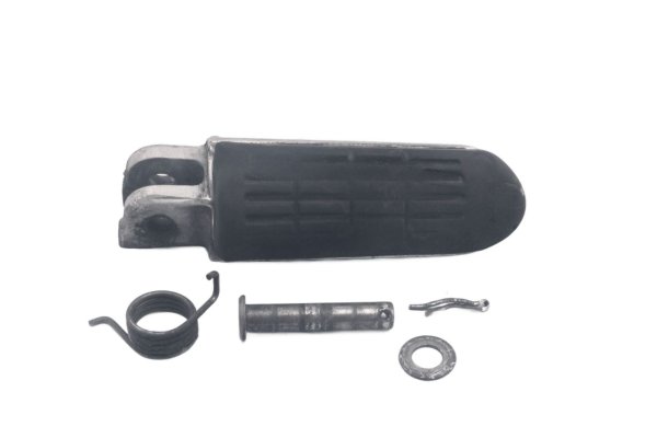 Front left footrest, rider footrest holder, spring Honda XL 1000 V SD01 99-00
