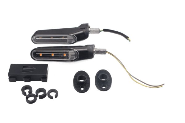 Universal LED indicator set, left and right, running lights Motorrad Zubehör universell