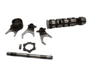 Tamburo del cambio, forcelle del cambio, asta del cambio, leva del cambio Kawasaki ZR 7S ZR750F H 01-04