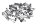 Engine bolt set, hexagon bolts M8, M10, M6 Honda XL 1000 V SD01 99-00