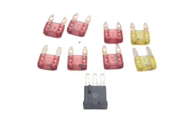 Fuse set, blade fuses, mini fuse box Honda XL 1000 V SD01 99-00