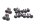 Brake disc bolt set front rear screws Honda XL 1000 V SD01 99-00