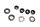 Nockenwellenlagerbock rechts Satz Schrauben BMW R 1200 CL 0442 K30 259C 03-05