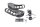 Front footrests, left and right, rider footrests BMW R 1200 GS K25 0307 R12 04-07