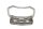 Luggage rack, rear top pannier holder, travel holder Honda XL 1000 V SD01 99-00
