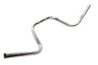 Guidon 25,4 mm 820 mm passe-câble moleté poli Harley-Davidson universell