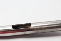Guidon 25,4 mm 820 mm passe-câble moleté poli Harley-Davidson universell