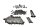 Kit de boulons de moteur, vis pour fixation du moteur BMW K 1300 S K40 0508 09-15