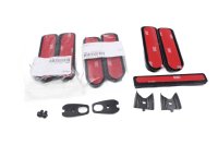 Reflector Set Adhesive Reflectors Orange Red Accessories Motorrad Zubehör universell