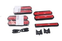 Reflector Set Adhesive Reflectors Orange Red Accessories Motorrad Zubehör universell