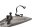 Support de repose-pieds, avant droit, plaque de montage 7 660 154 BMW K 1300 S K40 0508 09-15