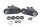 Staffa per sedile anteriore, supporto tampone in gomma BMW R 1200 GS K25 0307 R12 04-07