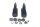 Staffa per sedile anteriore, supporto tampone in gomma BMW R 1200 GS K25 0307 R12 04-07