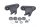 Staffa per sedile anteriore, supporto tampone in gomma BMW R 1200 GS K25 0307 R12 04-07