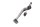 Rear brake lever (bottom), brake pedal, foot brake lever Honda XL 1000 V SD01 99-00