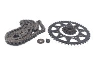Chain kit, drive chain, sprocket, complete set Honda XL...