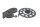 Chain kit, drive chain, sprocket, complete set Honda XL 1000 V SD01 99-00