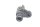 Collegamento della linea del freno posteriore, adattatore idraulico BMW R 1200 GS K25 0307 R12 04-07