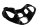 Strålkastarfäste, lamphållare, frontpanel BMW R 1200 CL 0442 K30 259C 03-05