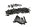 Set di viti, set di viti per il supporto del telaio, dadi Kawasaki ZR 7S ZR750F H 01-04