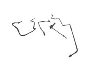 Brake line set, hydraulic line, master brake cylinder Honda XL 1000 V SD01 99-00