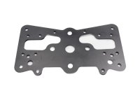 Nummerpladeholderadapterplade, multihul, universal Motorrad Zubehör universell