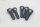 Set di bulloni per ruota, ruota posteriore, bulloni di sicurezza BMW R 1200 GS K25 0307 R12 04-07