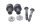 set di pesi per manubrio, smorzatore di vibrazioni sinistro BMW R 1200 GS K25 0307 R12 04-07