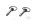 Quick-release D-ring locking bolt set for fairing Motorrad Zubehör universell